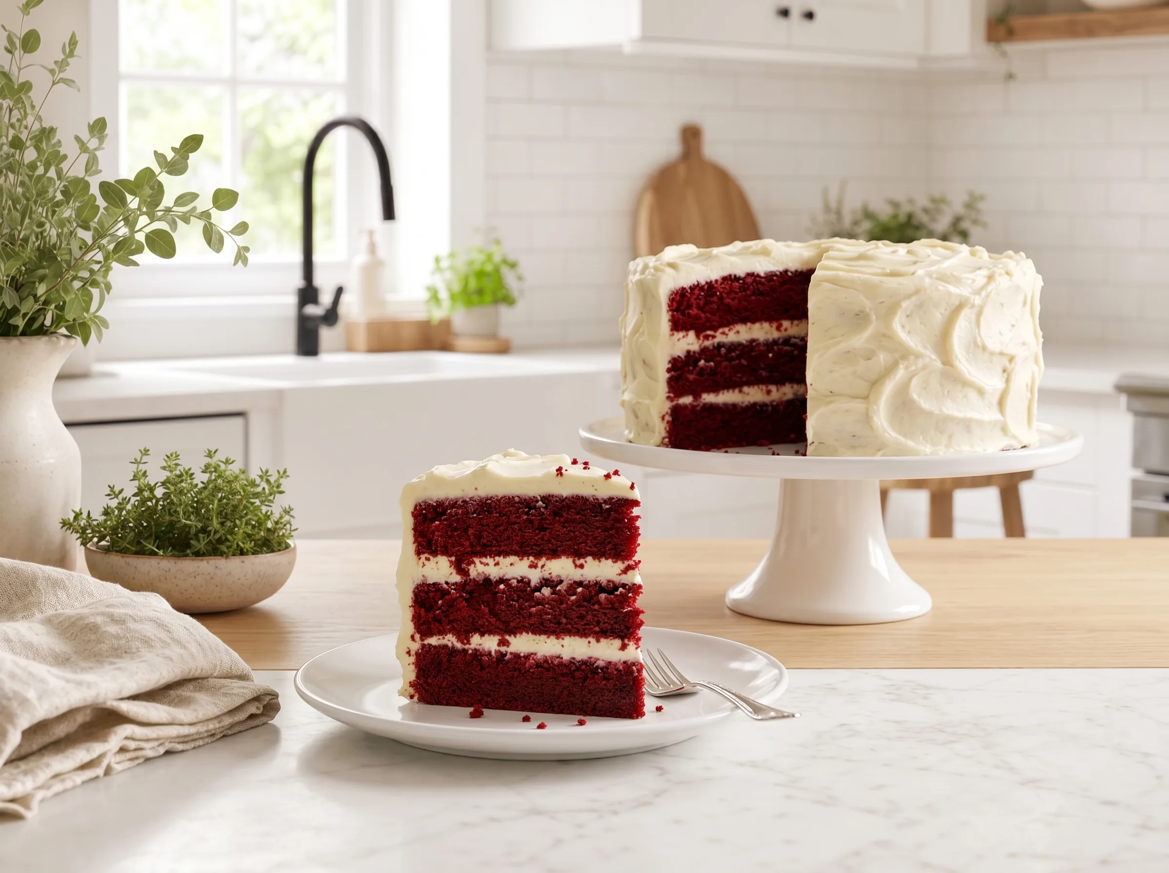 Red Velvet Cake Recipe with Cream Cheese Frosting