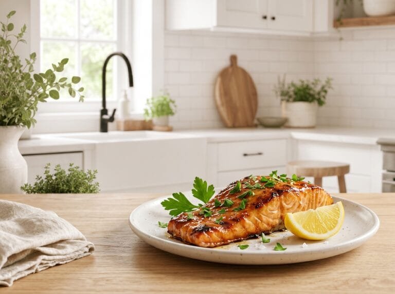 Maple Glazed Salmon Recipe (Sweet, Sticky, 20 Minutes)