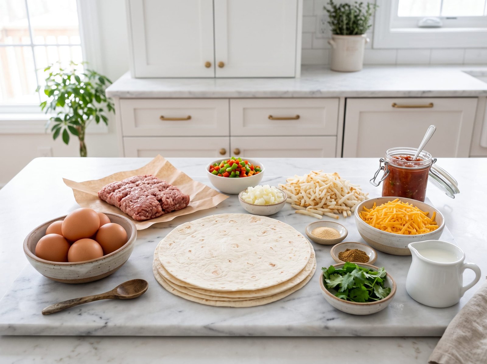 Make-Ahead Breakfast Burritos: Freezer-Friendly Morning Magic ingredients