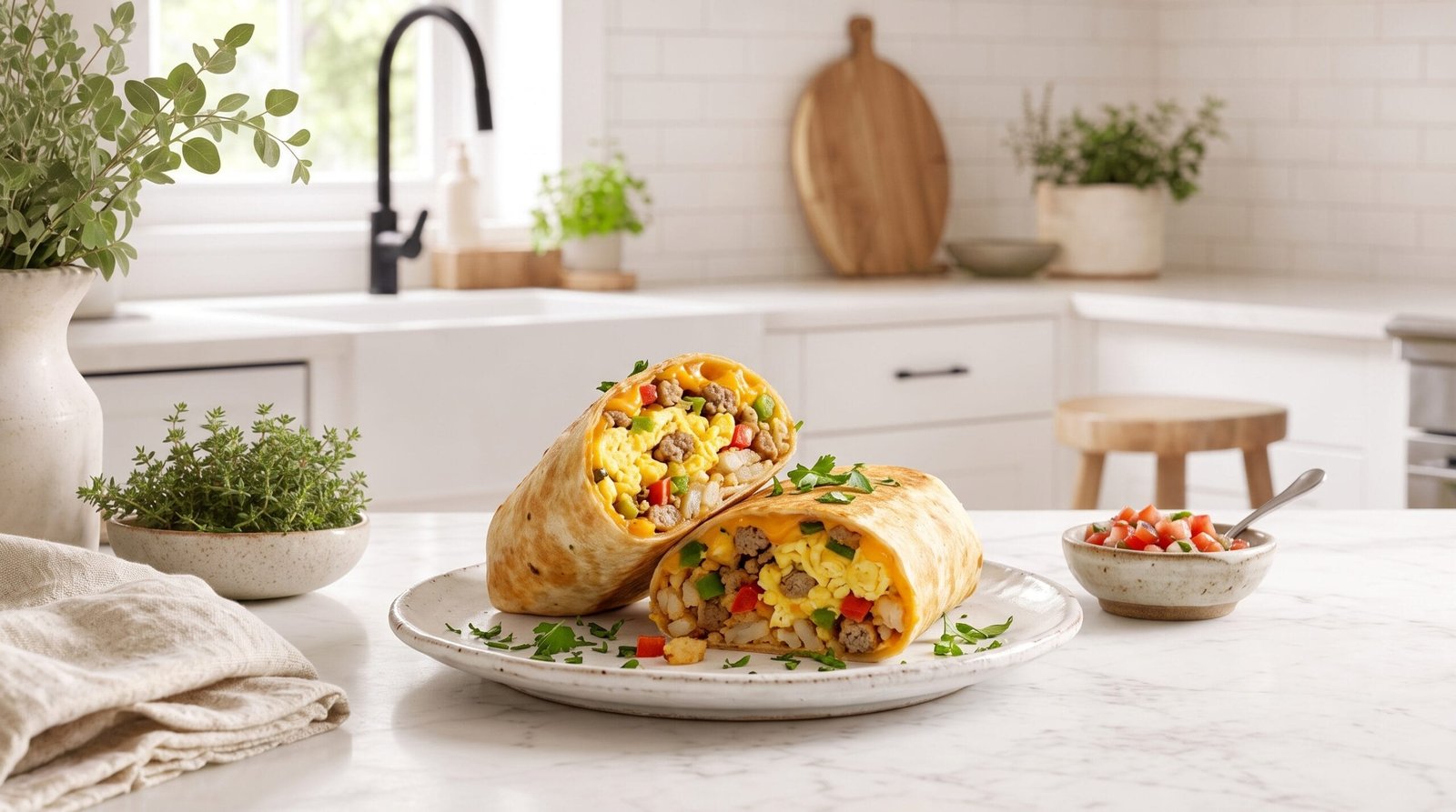Make-Ahead Breakfast Burritos