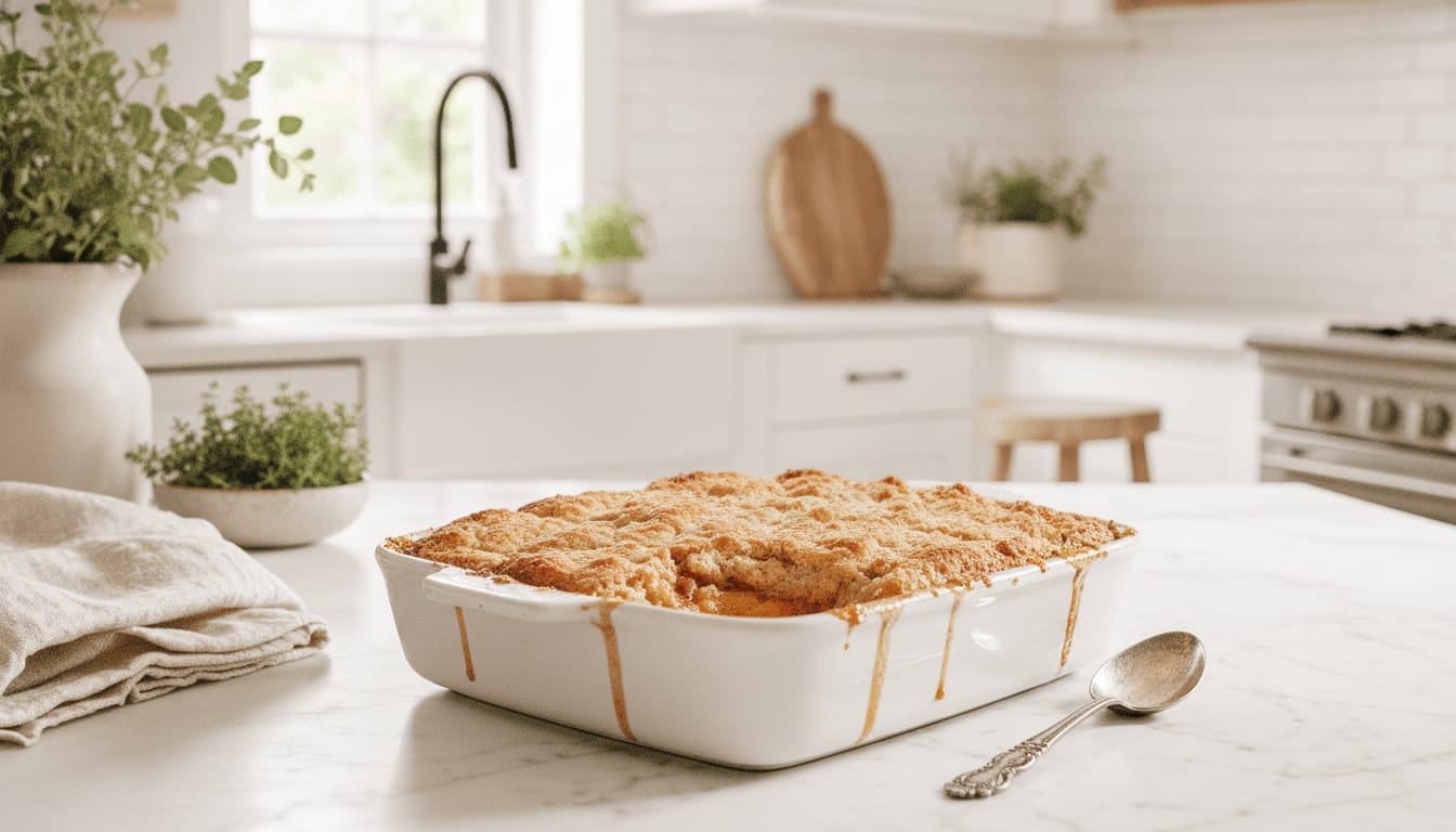 Old-Fashioned Peach Cobbler