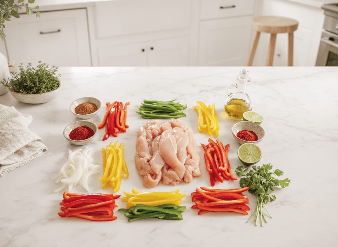Sheet Pan Chicken Fajitas: Easy Weeknight Dinner Ready in 30 Minutes ingredients