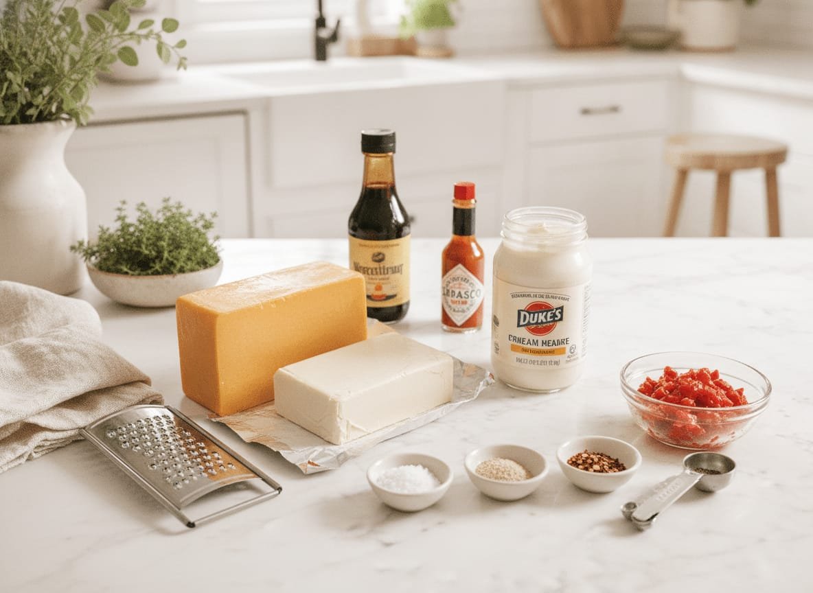 Southern Pimento Cheese: The Ultimate Comfort Food Spread ingredients