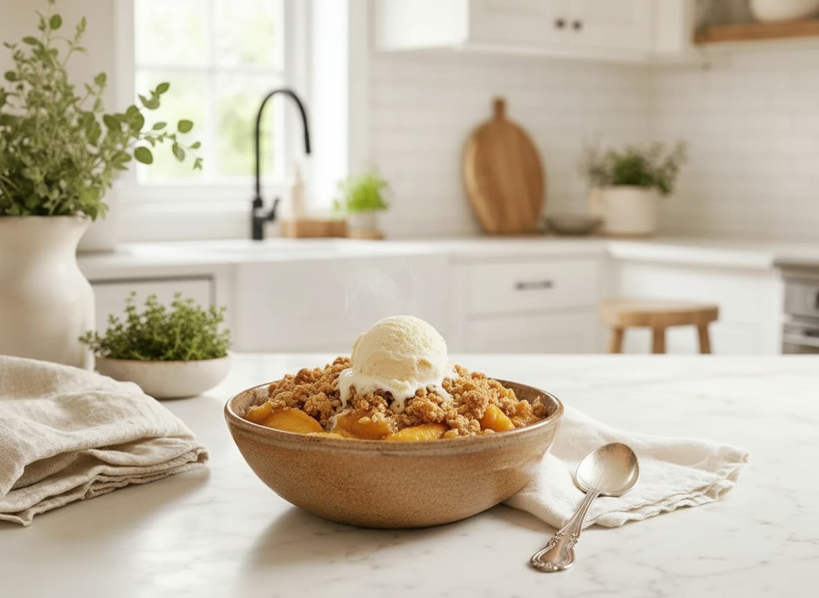 The Best Peach Crisp Recipe: A Simple Summer Dessert