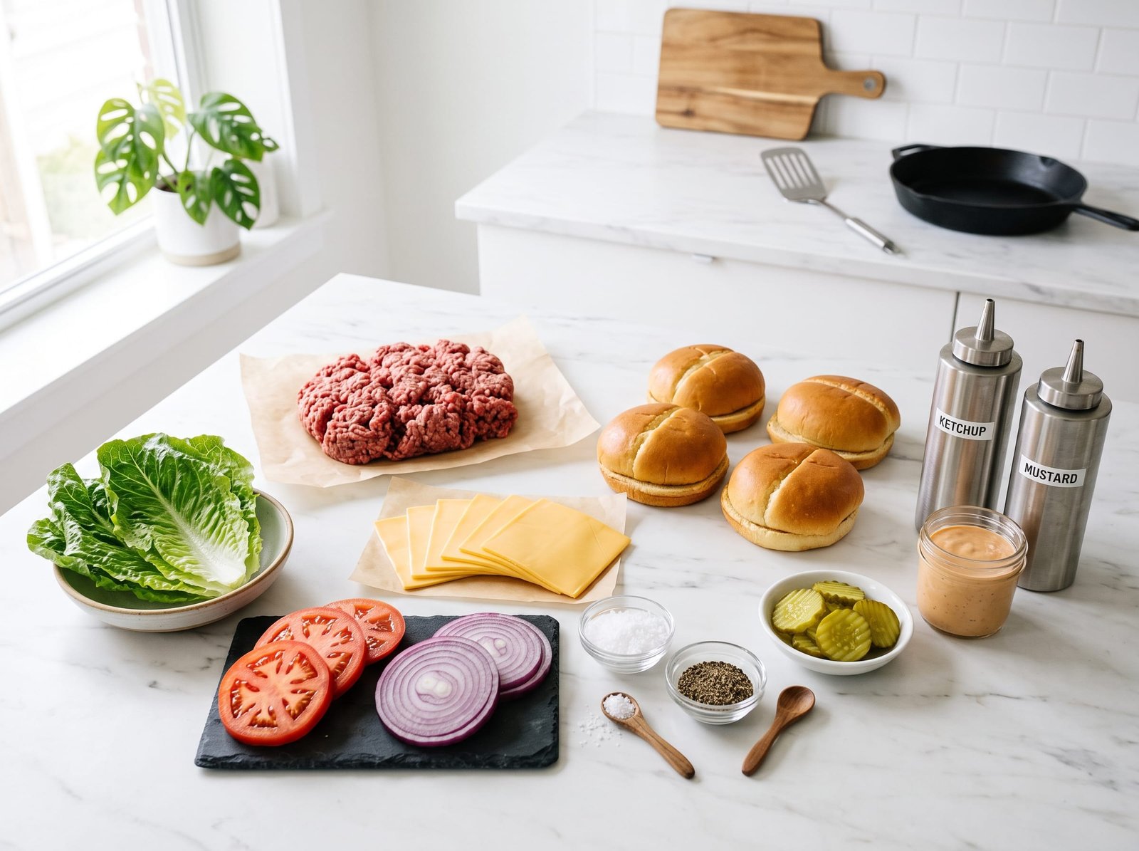 The Ultimate Smash Burger Recipe: Crispy, Juicy Perfection ingredients