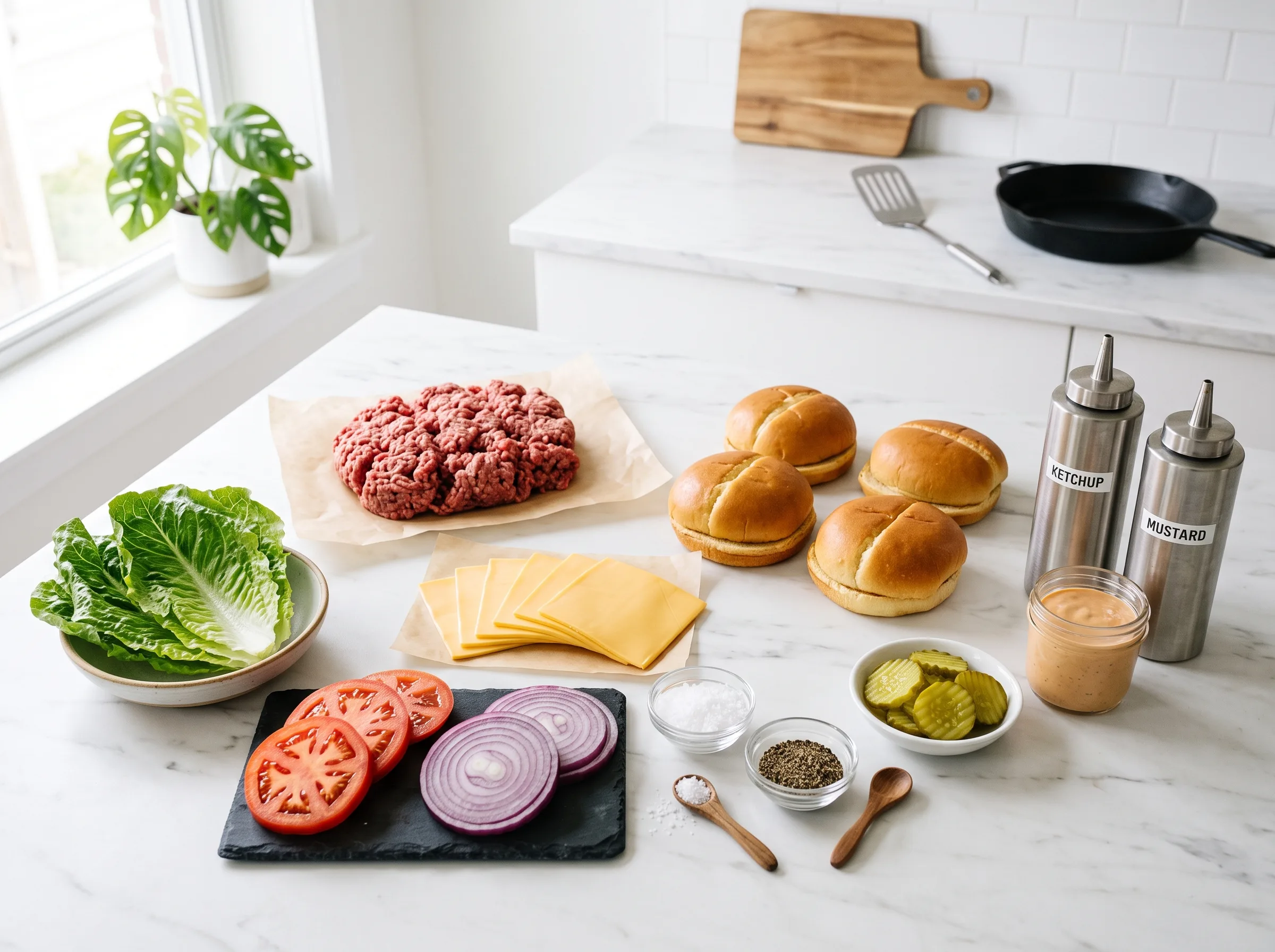 The Ultimate Smash Burger Recipe: Crispy, Juicy Perfection ingredients