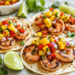 Grilled Shrimp Tacos with Mango Salsa