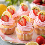 Strawberry Lemonade Cupcakes