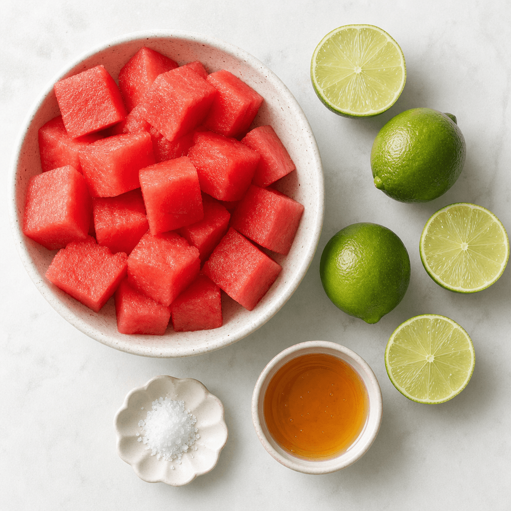 Watermelon Lime Popsicles ingredients