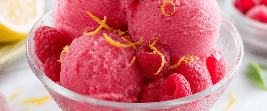 Raspberry Lemonade Sorbet