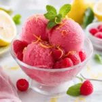 Raspberry Lemonade Sorbet