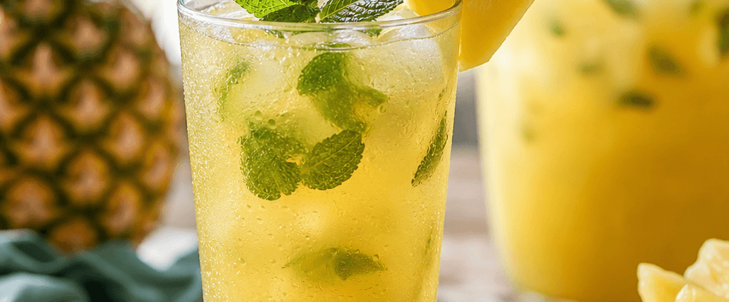 Pineapple Mint Agua Fresca