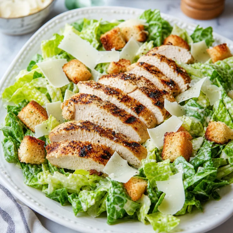 Grilled Chicken Caesar Salad (Easy 27-Minute Recipe)