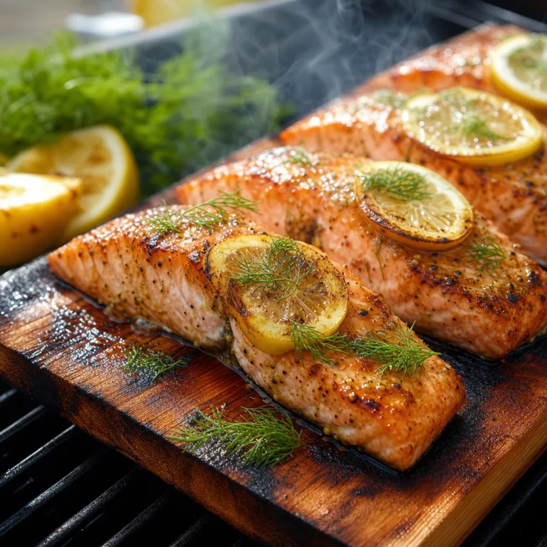 Cedar Plank Grilled Salmon
