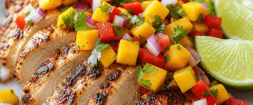 Grilled Chicken with Mango Salsa