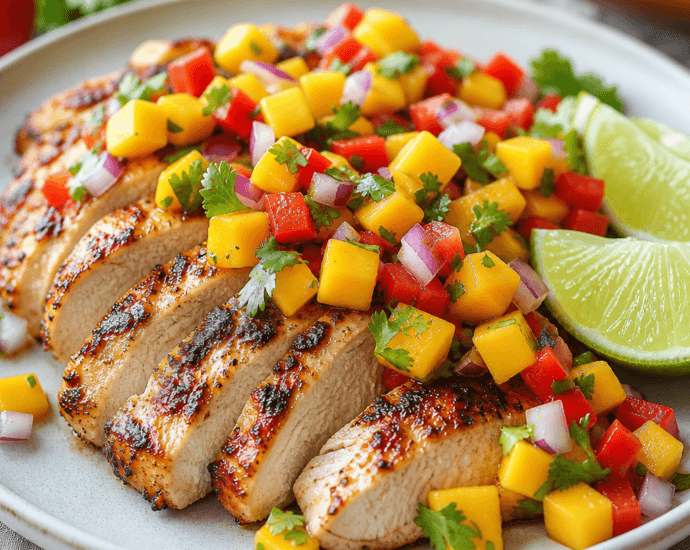 Grilled Chicken with Mango Salsa