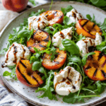 Grilled Peaches and Burrata Salad