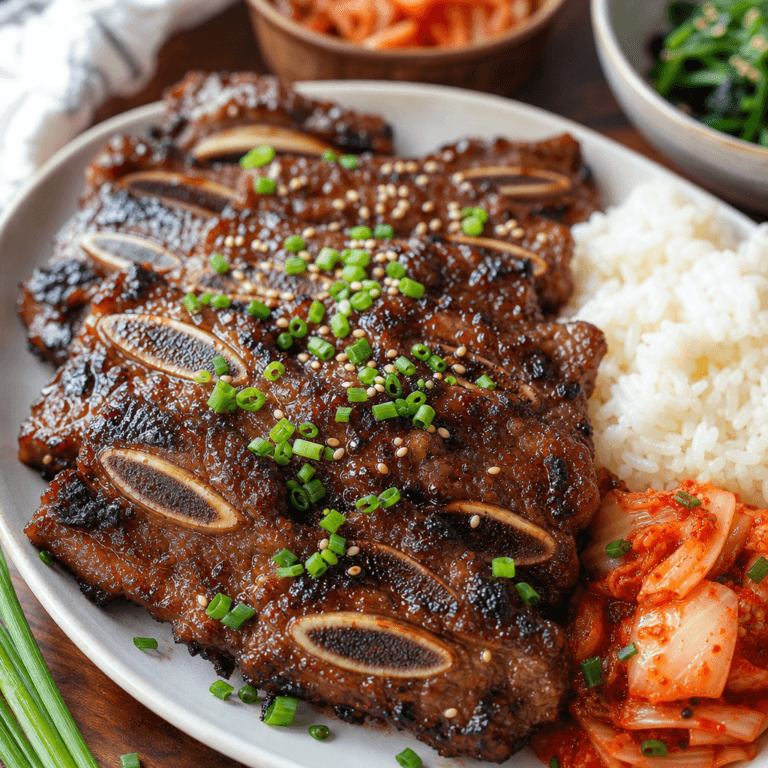 Korean BBQ Short Ribs (Galbi): Sticky-Sweet Grilled Recipe