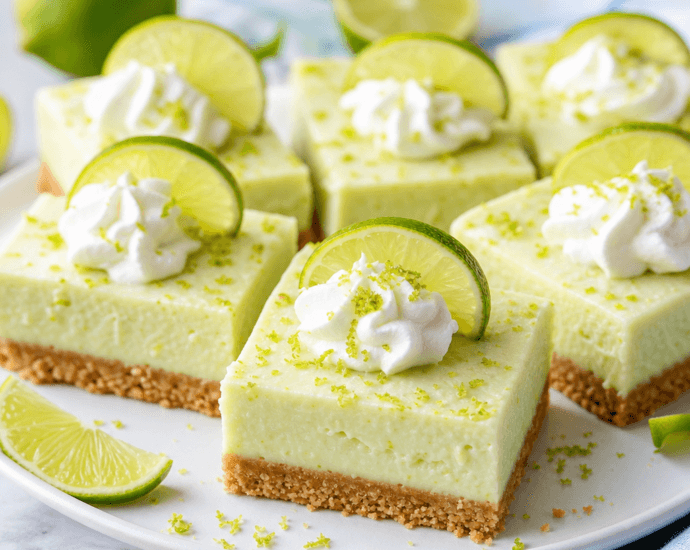 Frozen Key Lime Pie Bars