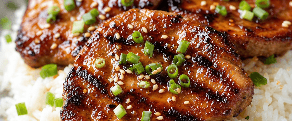 Teriyaki Grilled Pork Chops