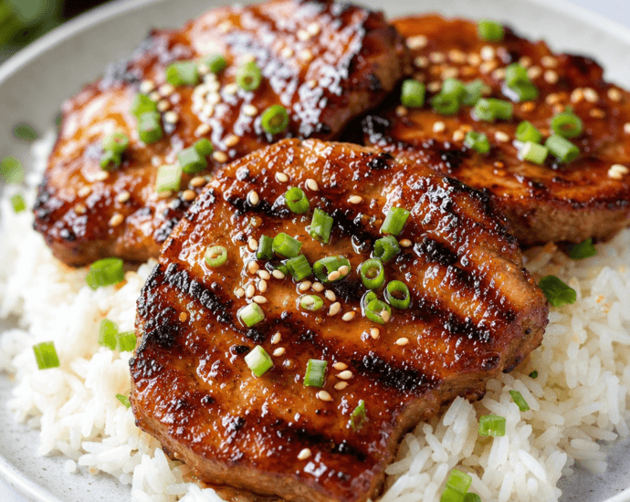 Teriyaki Grilled Pork Chops