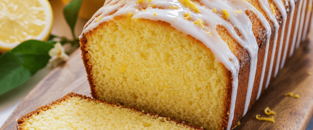 Lemon Yogurt Cake with Glaze