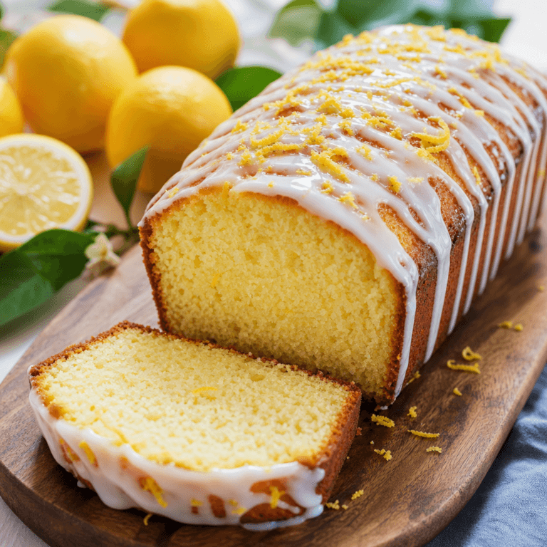 Lemon Yogurt Cake with Glaze