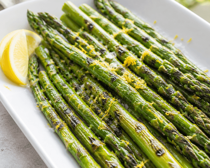 Grilled Asparagus with Lemon Zest