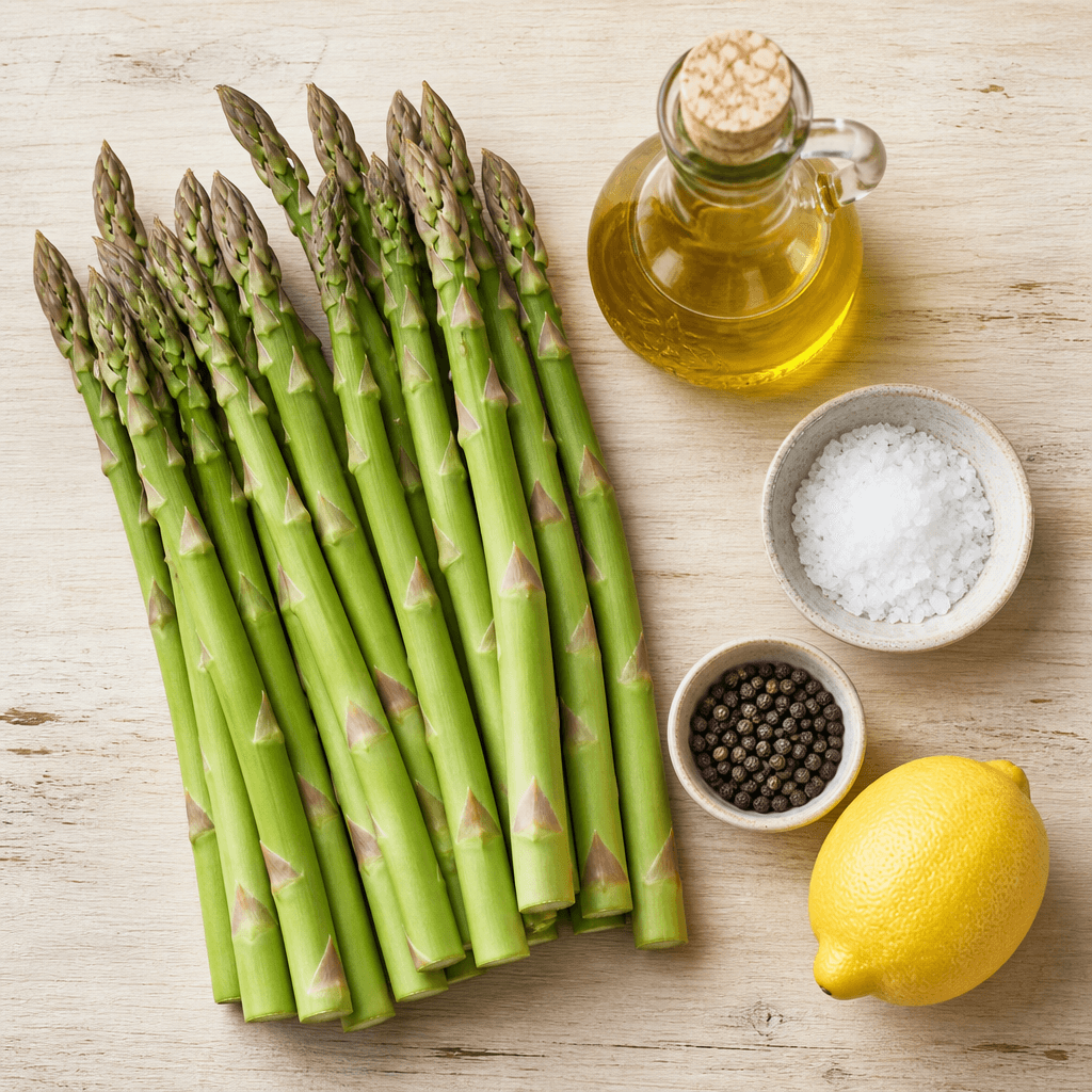 Grilled Asparagus with Lemon Zest ingredients
