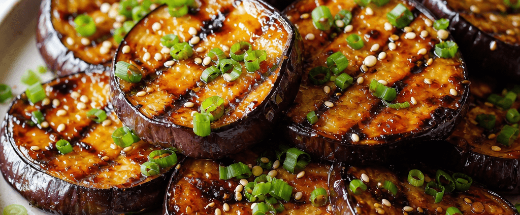 Grilled Eggplant with Miso Glaze