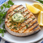 Grilled Swordfish with Herb Butter