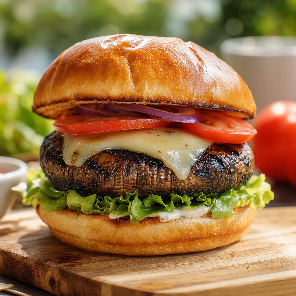 Grilled Portobello Mushroom Burgers