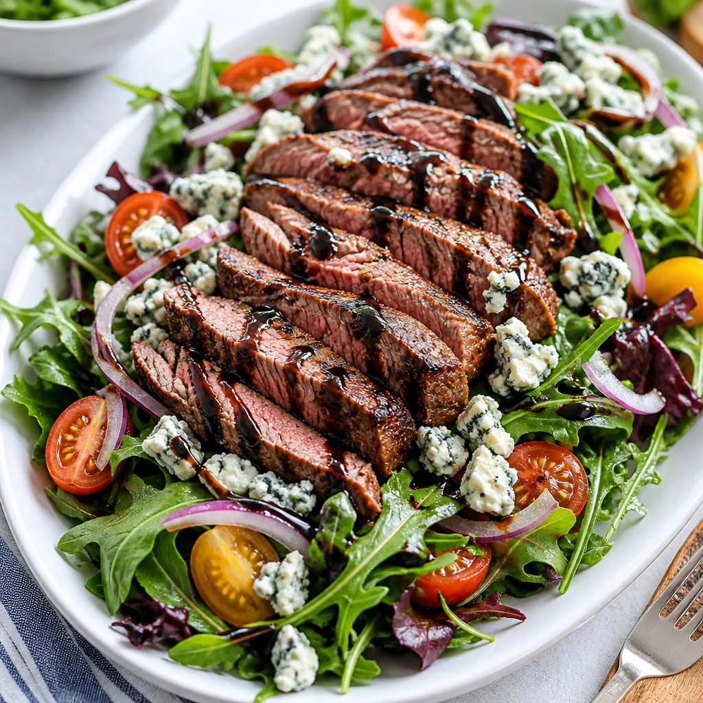 Grilled Steak and Blue Cheese Salad