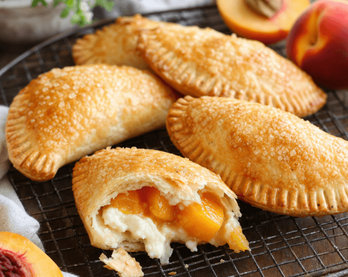 Peaches and Cream Hand Pies