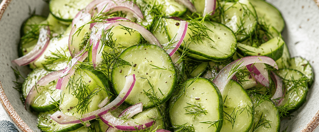 Refreshing Cucumber and Dill Salad for Summer