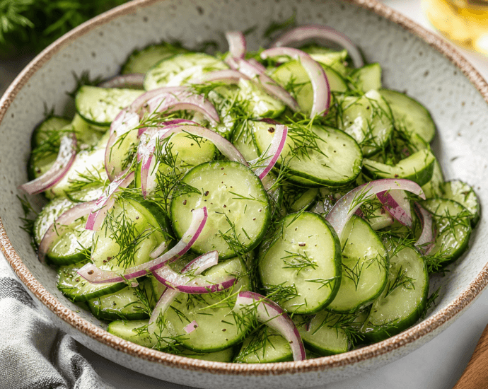 Refreshing Cucumber and Dill Salad for Summer