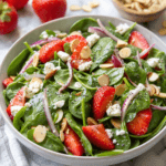 Strawberry Spinach Salad with Poppyseed Dressing