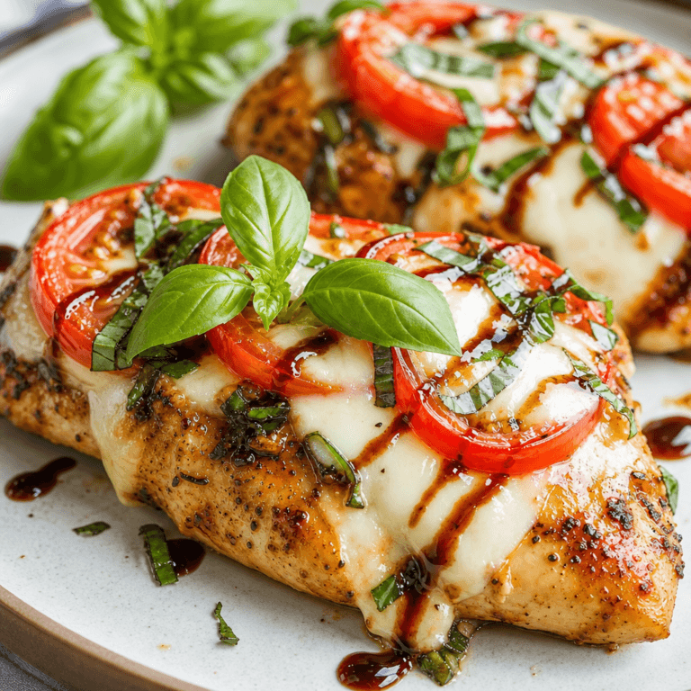 Caprese Chicken Recipe (Ready in 30 Minutes)