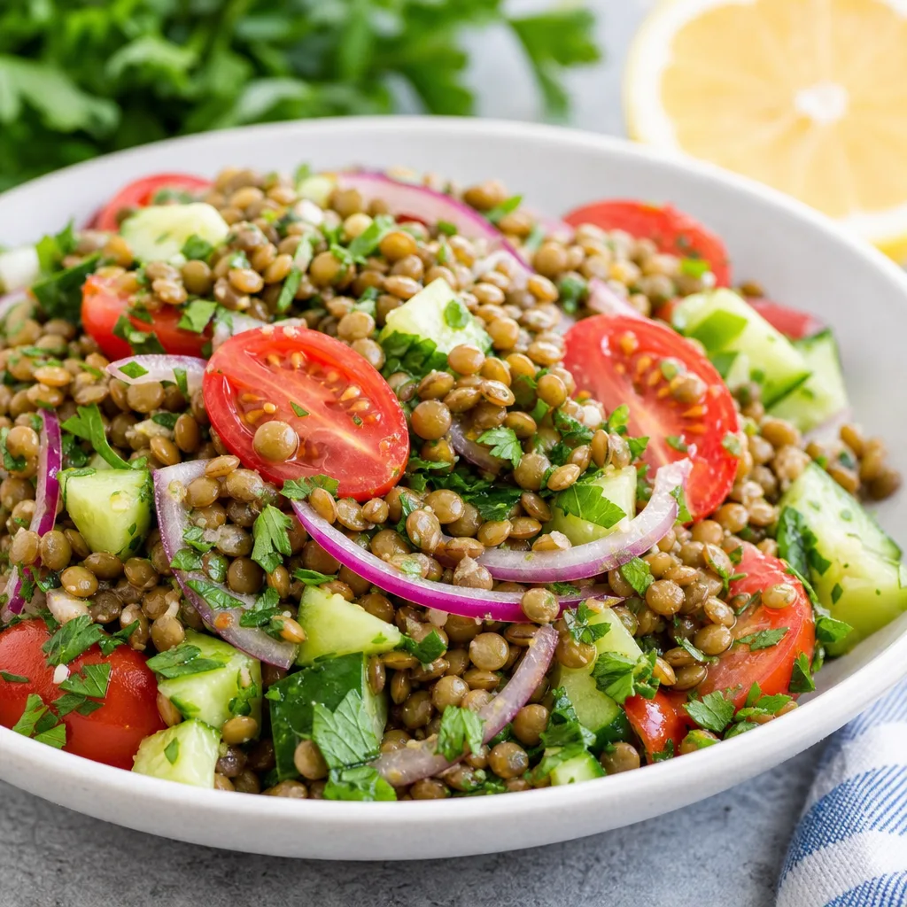 Instant Pot Lentil Salad