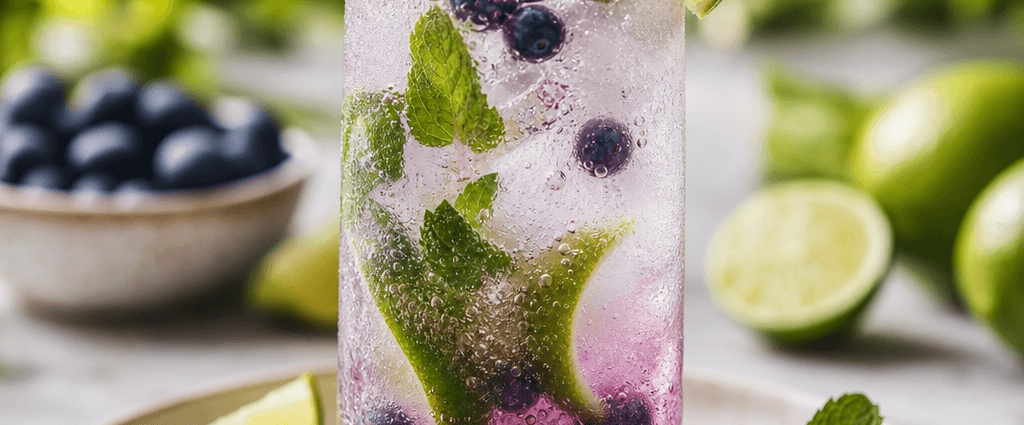 Blueberry Mojito Spritz