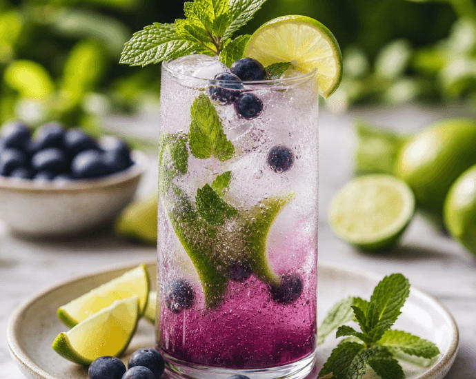 Blueberry Mojito Spritz
