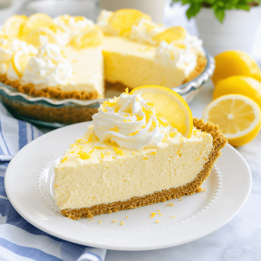 No-Bake Lemon Icebox Pie