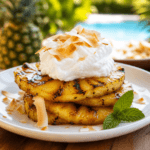 Grilled Pineapple with Coconut Whipped Cream