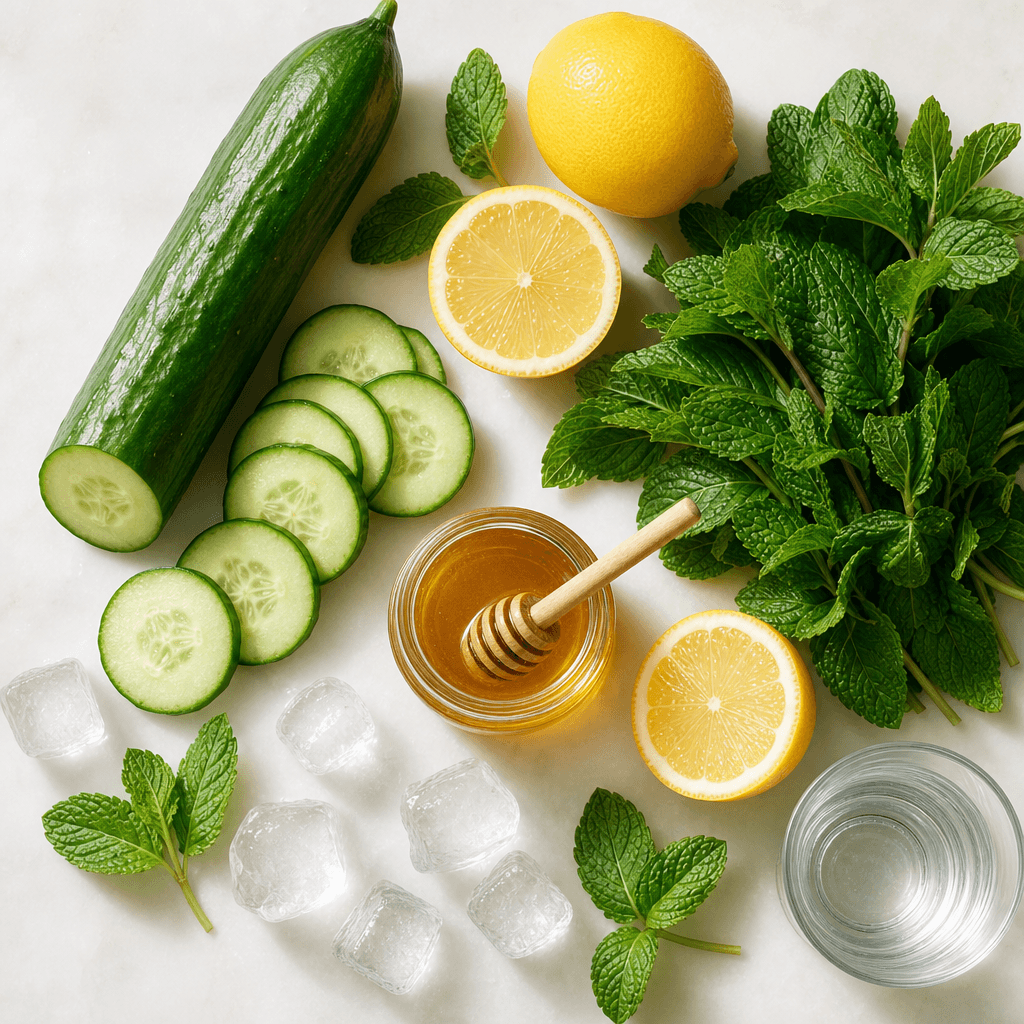 Cucumber Mint Lemonade ingredients