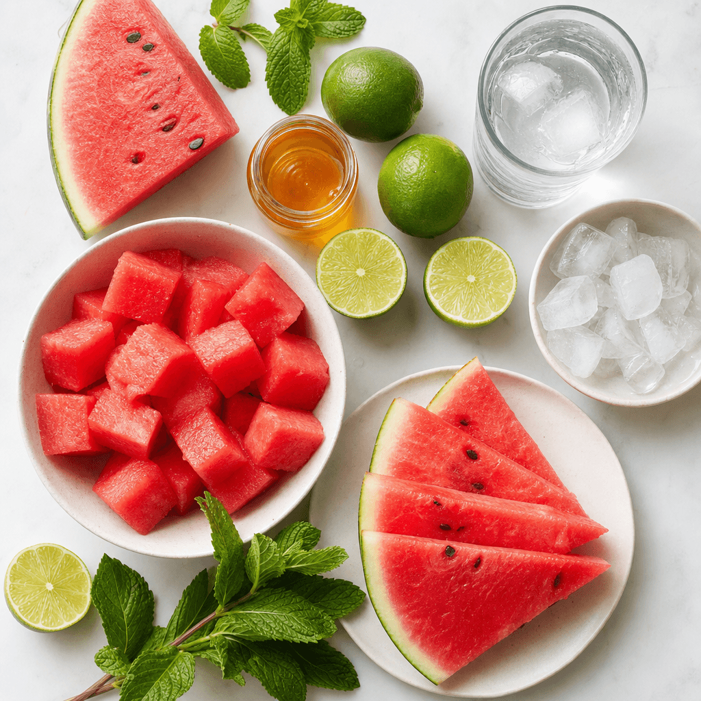 Watermelon Agua Fresca ingredients