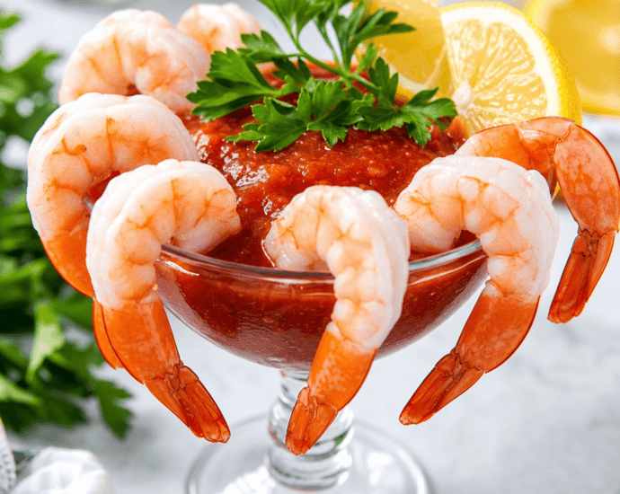 Shrimp Cocktail Recipe with Fresh Homemade Sauce