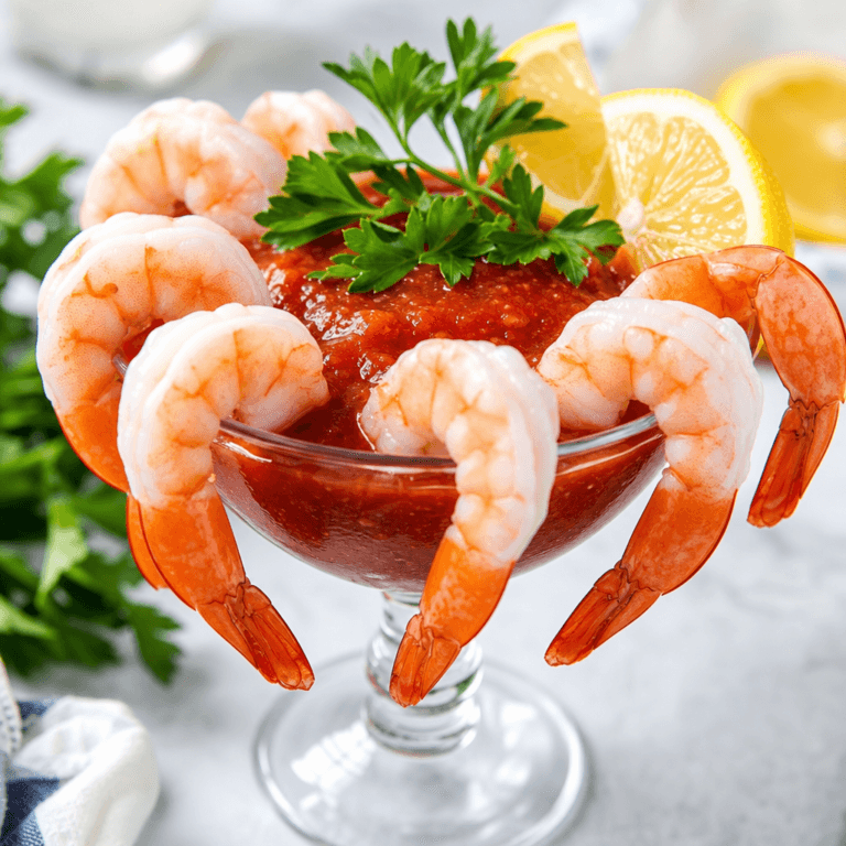 Shrimp Cocktail Recipe with Fresh Homemade Sauce