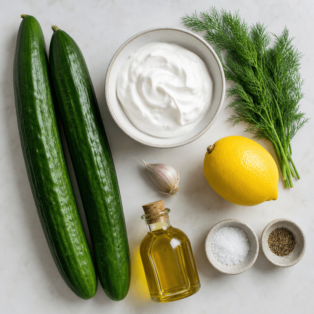 Chilled Cucumber Soup ingredients