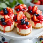 Mini Cheesecakes with Fresh Berry Topping