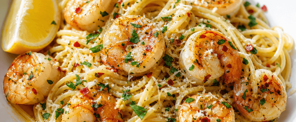 Garlic Butter Shrimp Pasta